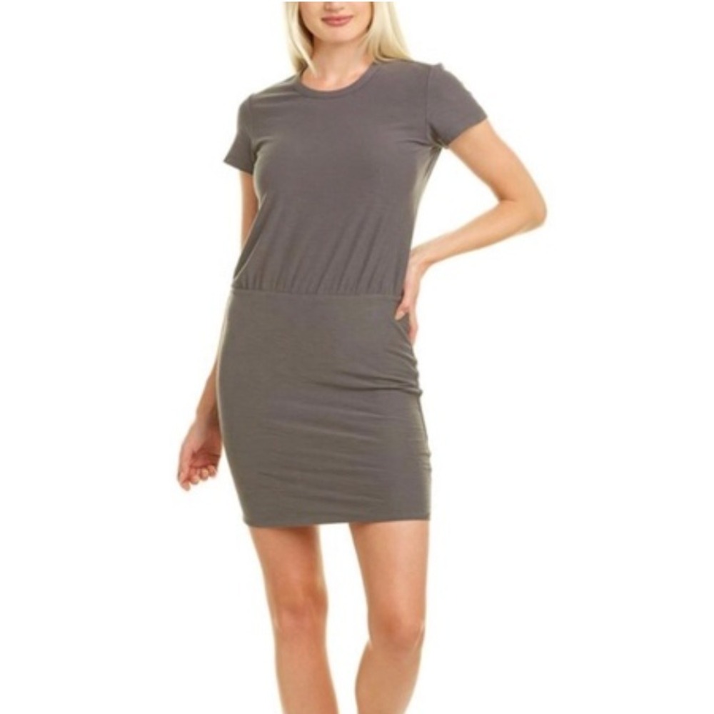 James Perse Standard Sz‎ 4 XL V Neck T Shirt Dress Casual Comfortable